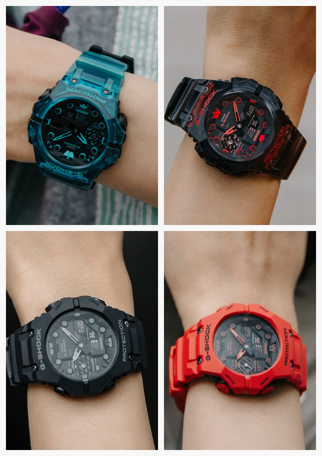 Casio G-Shock Men's Turquoise Blue Skeleton Watch with Bluetooth GA-B001G-2AJF - Domestic Genuine Product- Japan Figure Store - #1 Bring To You The Best Japanese Goods