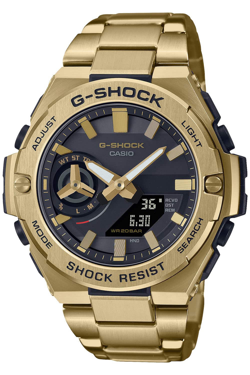 Casio G-Shock G-Steel Bluetooth Men's Gold Watch Gst-B500Gd-9Ajf - Genuine Domestic Product- Japan Figure Store - #1 Bring To You The Best Japanese Goods