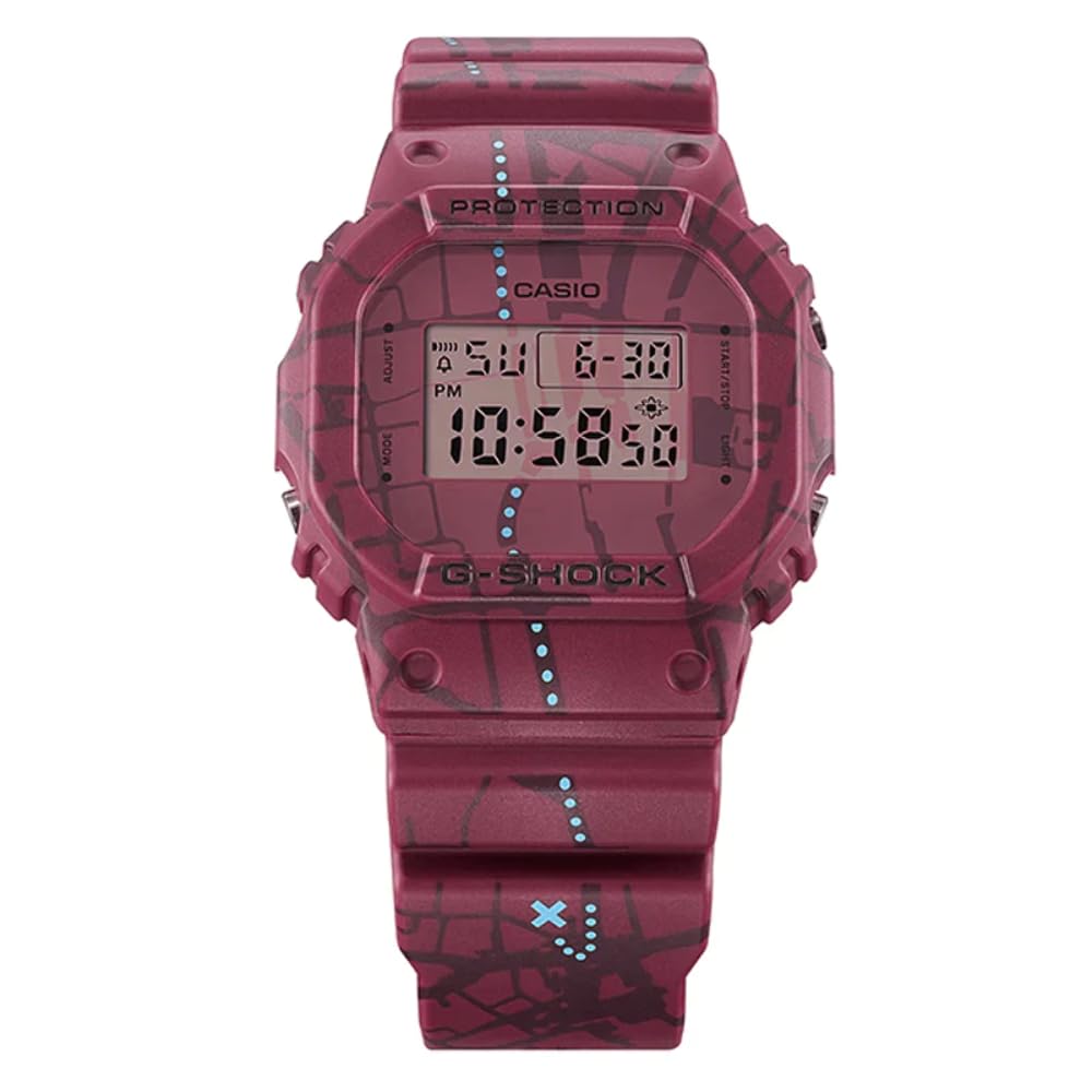 Casio G-Shock Men's Red Watch of Treasure Hunt Series DW-5600SBY-4JR Authentic Domestic Product- Japan Figure Store - #1 Bring To You The Best Japanese Goods