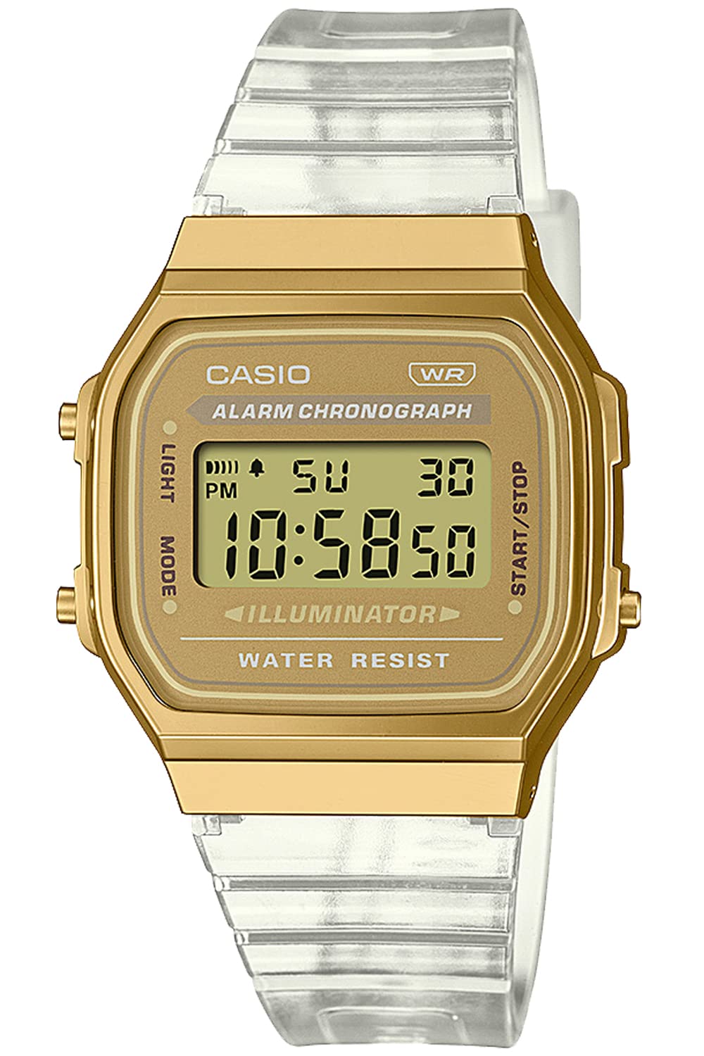 Casio A168Xesg-9Ajf Unisex Skeleton X Gold Watch- Japan Figure Store - #1 Bring To You The Best Japanese Goods