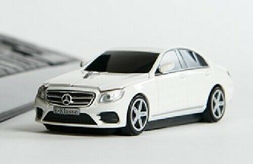 Cassette Car Mouse Mercedes Benz E-class Wireless Mouse P White Model Car- Japan Figure Store - #1 Bring To You The Best Japanese Goods