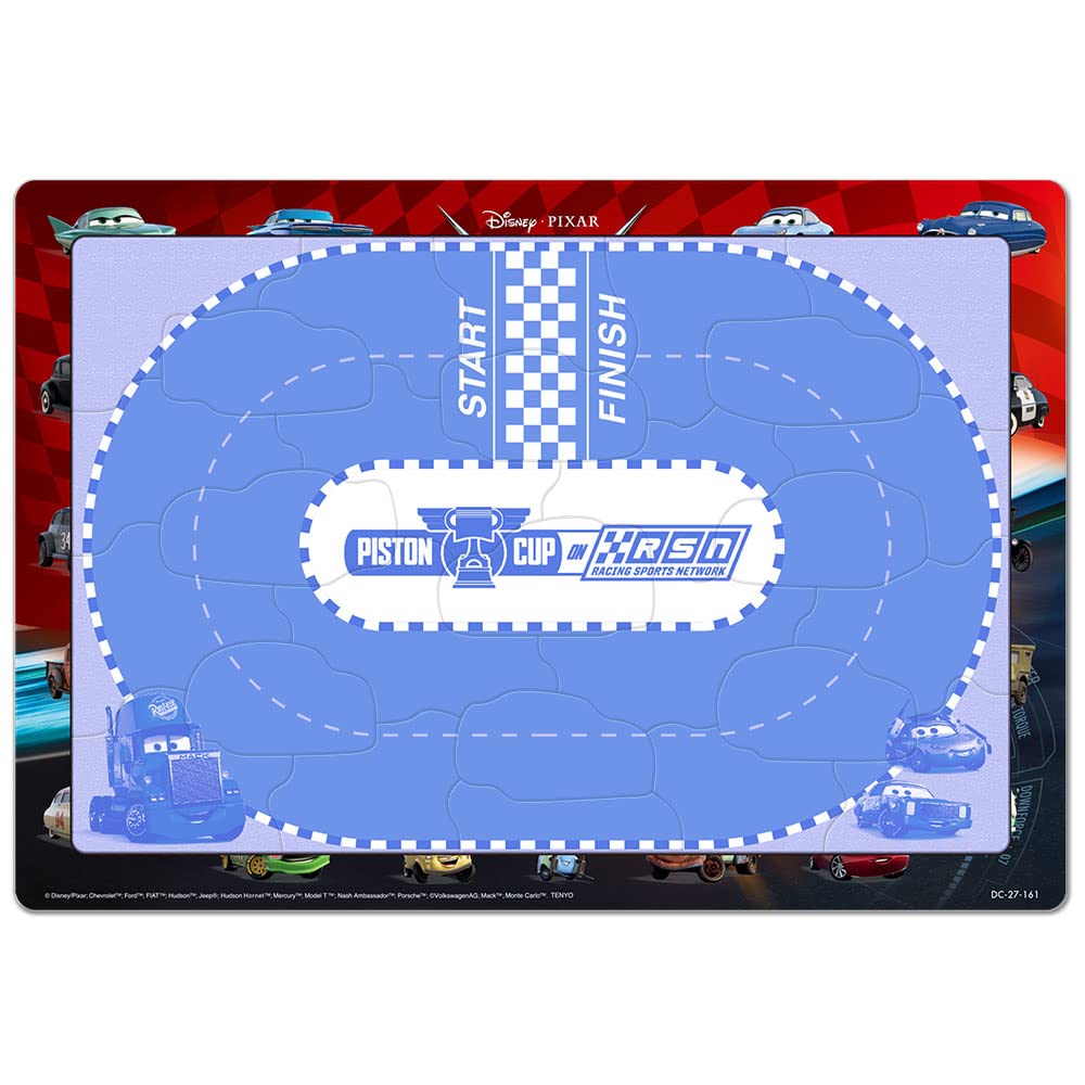 TENYO Dc27-161 Jigsaw Puzzle Disney Cars Let'S Race 40 Pieces Child Puzzle- Japan Figure Store - #1 Bring To You The Best Japanese Goods
