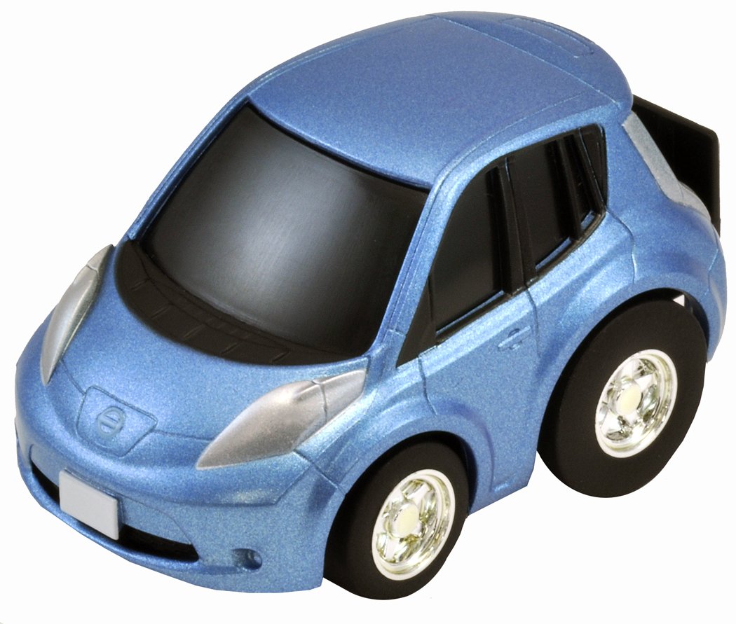 Tomytec Choroq Zero Light Blue Z-09A Nissan Leaf Finished Model- Japan Figure Store - #1 Bring To You The Best Japanese Goods