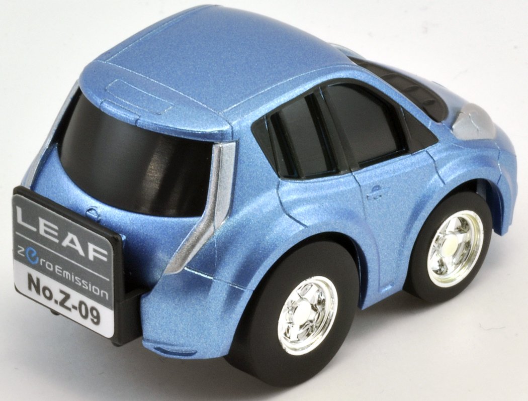 Tomytec Choroq Zero Light Blue Z-09A Nissan Leaf Finished Model- Japan Figure Store - #1 Bring To You The Best Japanese Goods