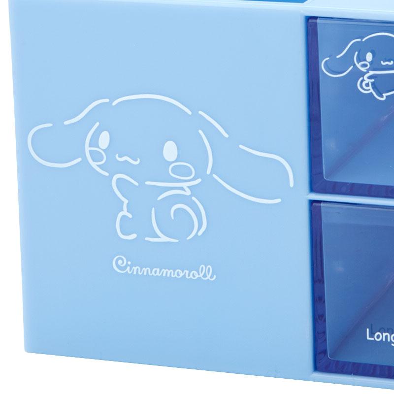 Sanrio Cinnamoroll Plastic Chest With Pen Stand (Calm Color)- Japan Figure Store - #1 Bring To You The Best Japanese Goods