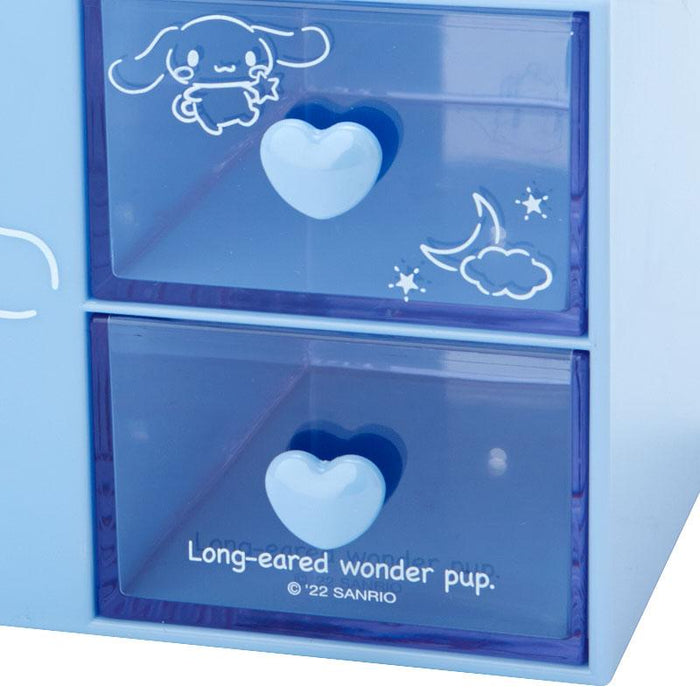 Sanrio Cinnamoroll Plastic Chest With Pen Stand (Calm Color)- Japan Figure Store - #1 Bring To You The Best Japanese Goods