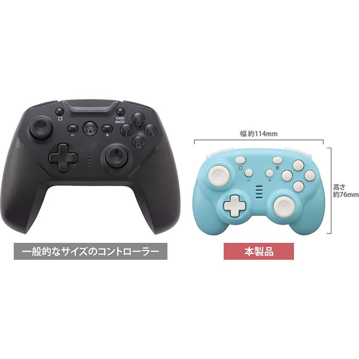 Cyber Gadget Mini Wireless Gyro Controller for Switch - Light Blue X Cream- Japan Figure Store - #1 Bring To You The Best Japanese Goods