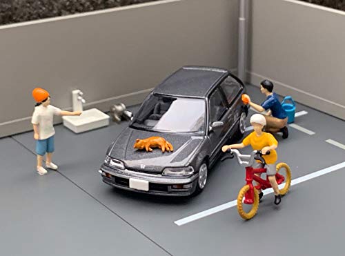 TOMYTEC Diorama Collection 1/64 Car Snap 02B Car Wash Minicar- Japan Figure Store - #1 Bring To You The Best Japanese Goods