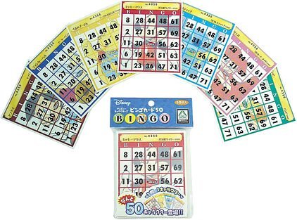 Hanayama Disney Character Bingo Card 50 - Made In Japan- Japan Figure Store - #1 Bring To You The Best Japanese Goods