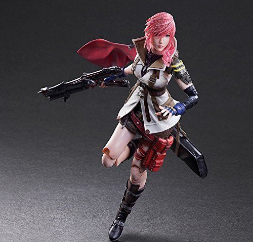Dissidia Final Fantasy Play Arts Kai Lightning Figure- Japan Figure Store - #1 Bring To You The Best Japanese Goods