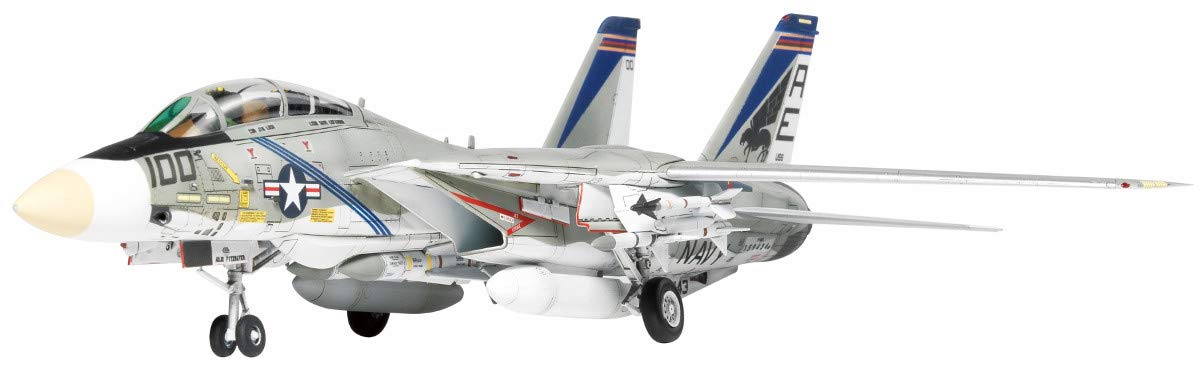 DOYUSHA 412657 Usn F-14A Tomcat Vf-143 Pukin' Dogs 1/72 Scale Plastic Kit- Japan Figure Store - #1 Bring To You The Best Japanese Goods