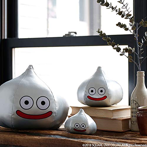Square Enix Dragon Quest Smile Slime Plush Metal Slime S Size Metal Slime Mini Plush- Japan Figure Store - #1 Bring To You The Best Japanese Goods