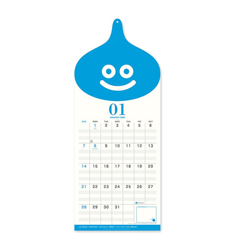 Square Enix Dragon Quest 2024 Wall Calendar 259521- Japan Figure Store - #1 Bring To You The Best Japanese Goods