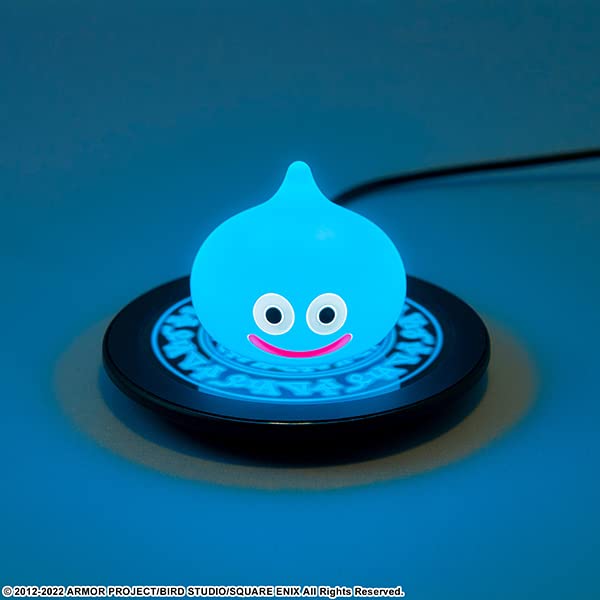 Square Enix Dragon Quest Wireless Charging Pad Zing With Glowing Slime Figure - Charging Pad- Japan Figure Store - #1 Bring To You The Best Japanese Goods