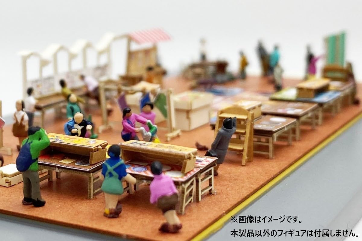 Tomytec Eco-Lake Md02 Micro Dollhouse Citizen Bazaar Diorama Supplies - Japan- Japan Figure Store - #1 Bring To You The Best Japanese Goods