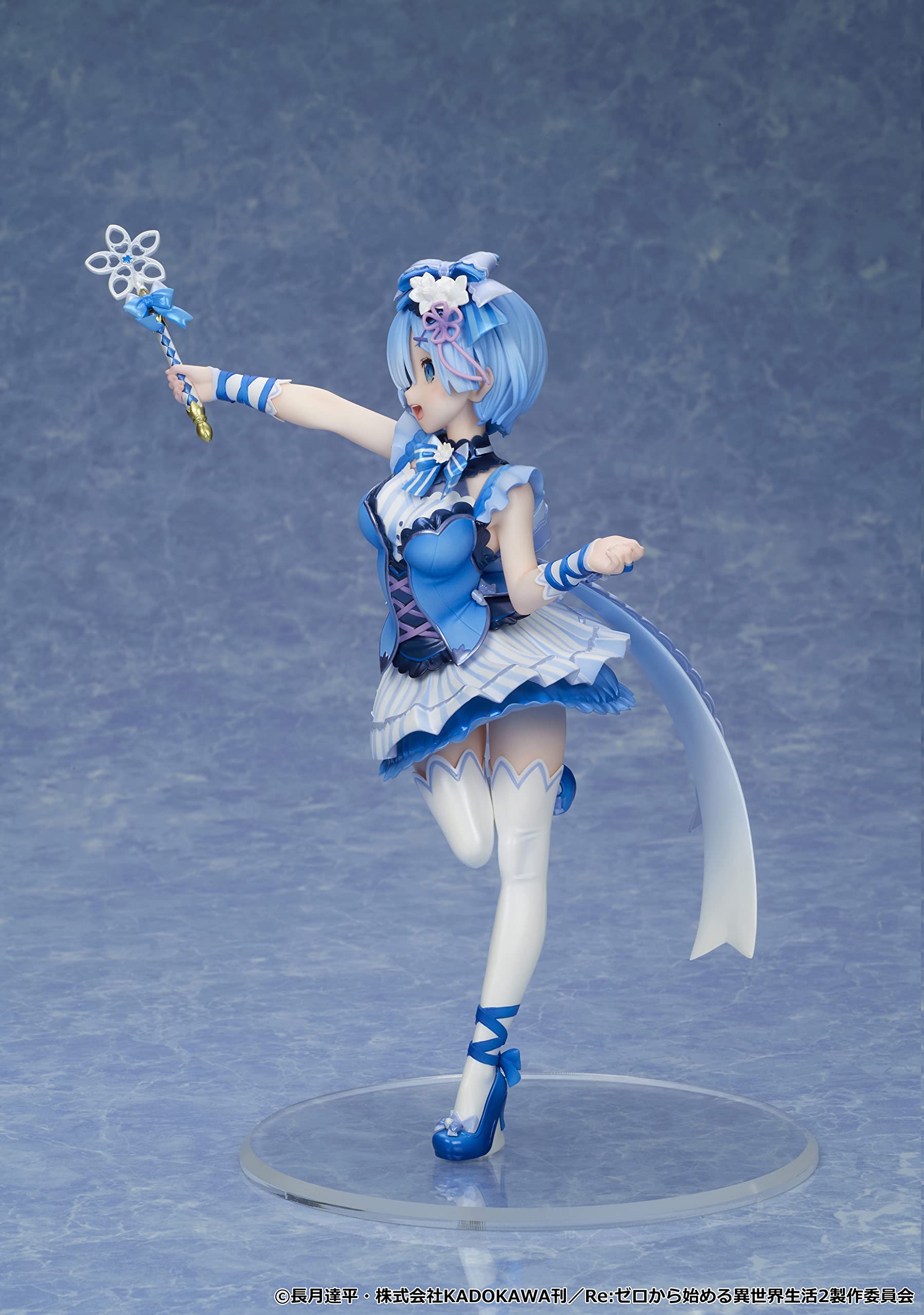 Emu Toys Re: Life In A Different World From Zero, Rem, Magical Girl Version, 1/7 Scale, Pvc/Abs Pre-Painted Complete Figure- Japan Figure Store - #1 Bring To You The Best Japanese Goods