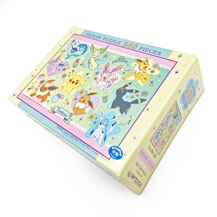 Ensky Pokemon 208-129 Jigsaw Puzzle 208Pcs Pikachu & Eevee- Japan Figure Store - #1 Bring To You The Best Japanese Goods