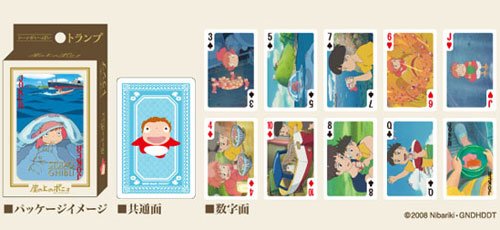 ENSKY 181994 Many Scenes Playing Cards Studio Ghibli: Ponyo- Japan Figure Store - #1 Bring To You The Best Japanese Goods