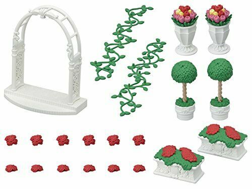 Epoch Rose Arch Flower Pot Set Sylvanian Families- Japan Figure Store - #1 Bring To You The Best Japanese Goods