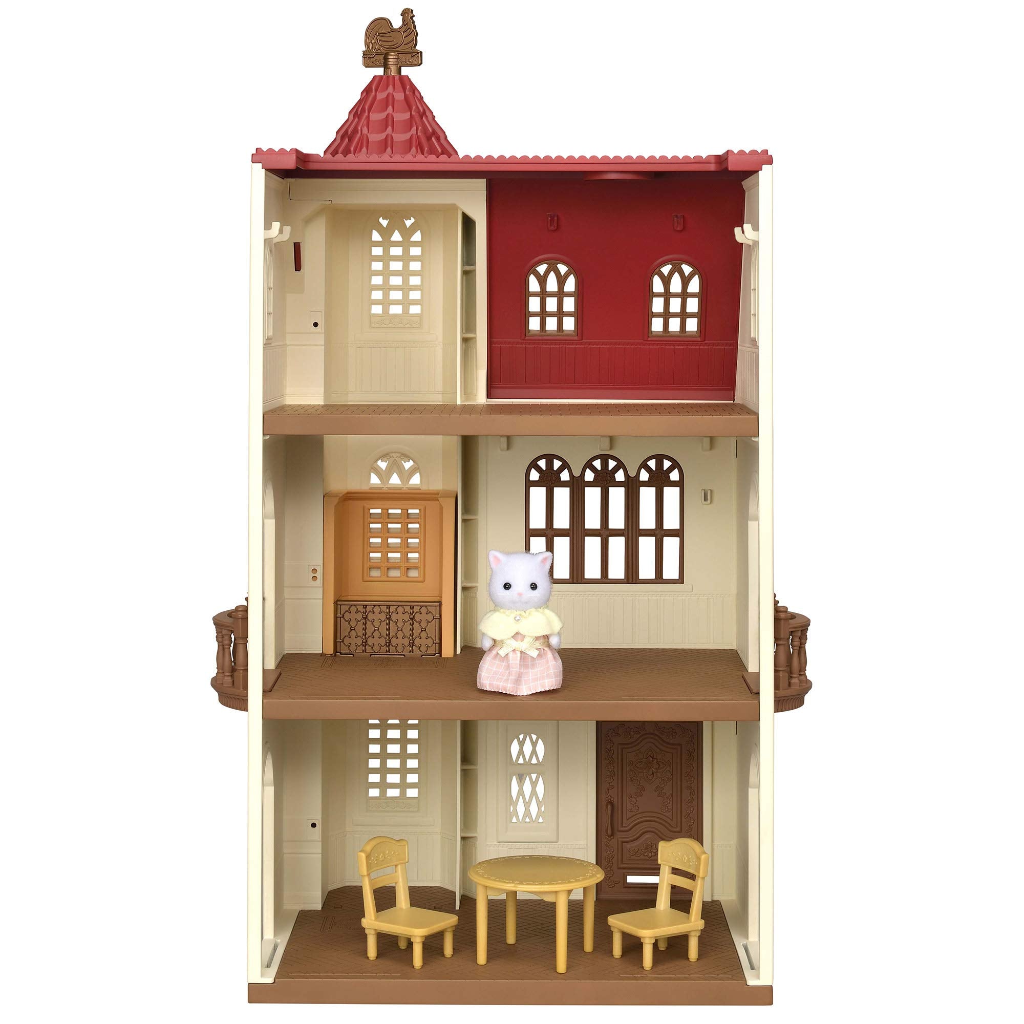 Epoch Sylvanian Families House Red Roof Elevator Ha-49- Japan Figure Store - #1 Bring To You The Best Japanese Goods