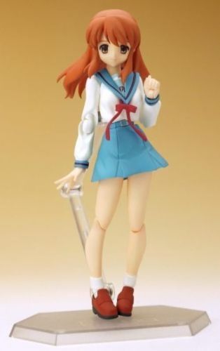 Figma 006 The Melancholy Of Suzumiya Haruhi Mikuru Asahina School Uniform Ver.- Japan Figure Store - #1 Bring To You The Best Japanese Goods