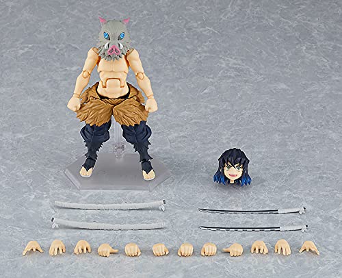 Figma Demon Blade Inosuke Hashibira Non-Scale Abs Pvc Painted Movable Figure Normal Edition- Japan Figure Store - #1 Bring To You The Best Japanese Goods