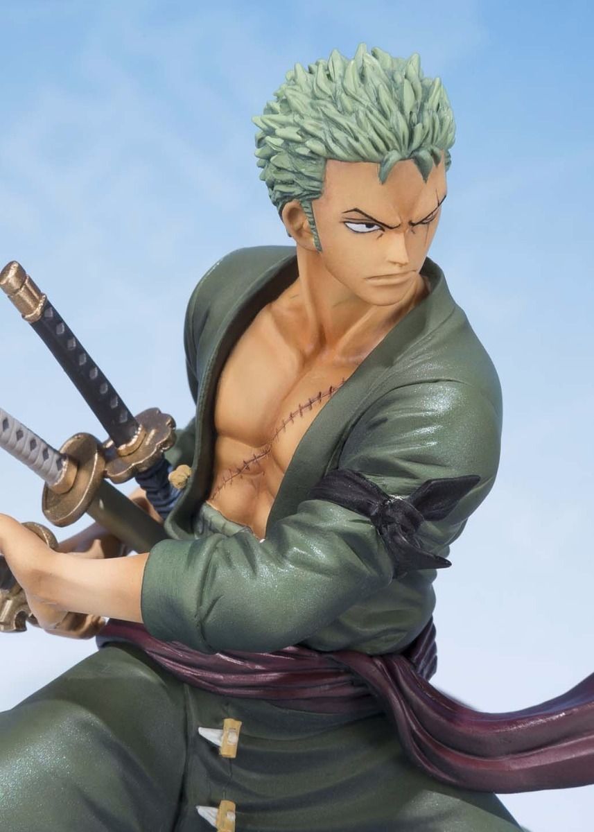 Figuarts Zero One Piece Roronoa Zoro 5th Anniversary Edition Pvc Figure Bandai- Japan Figure Store - #1 Bring To You The Best Japanese Goods