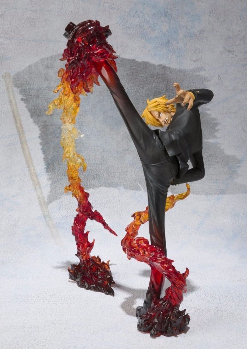 Figuarts Zero One Piece Sanji Battle Ver Diable Jambe Flambage Shot Pvc Bandai- Japan Figure Store - #1 Bring To You The Best Japanese Goods