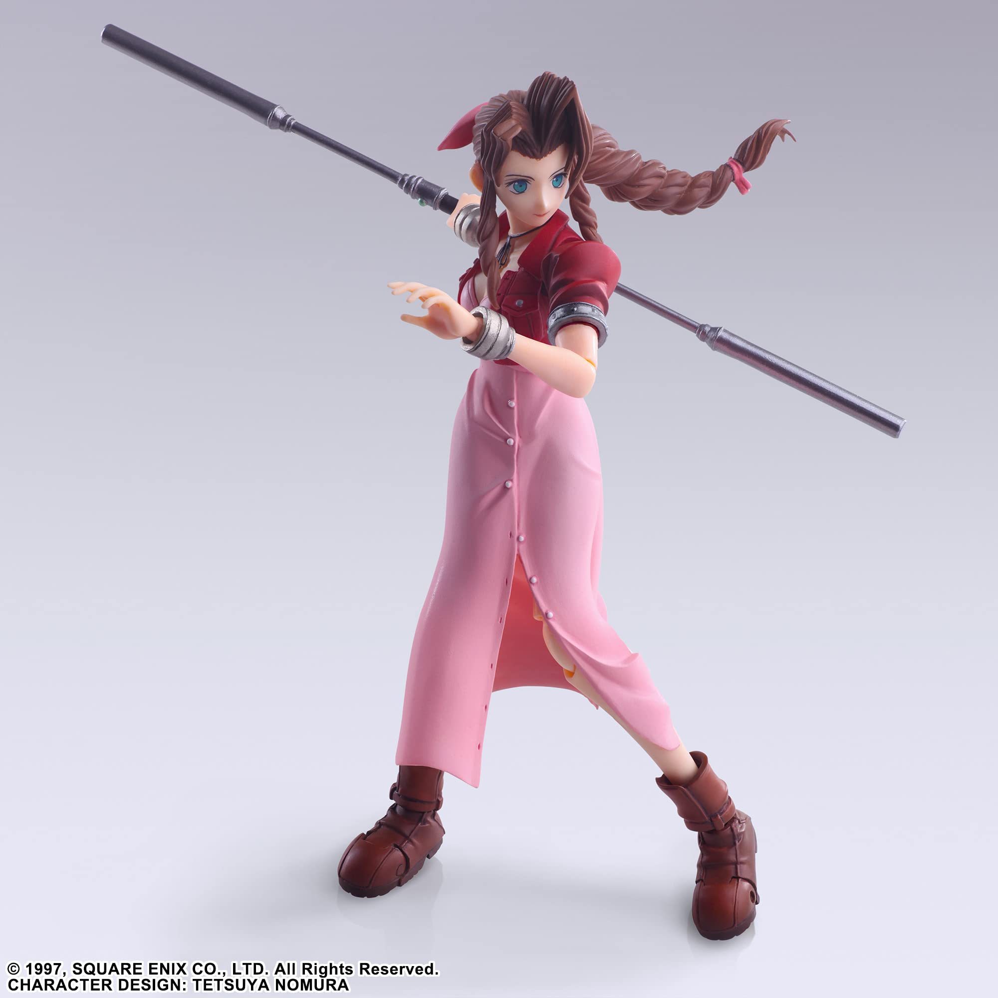 Final Fantasy Vii Bring Arts Aerith Gainsborough Pvc Painted Action Figure- Japan Figure Store - #1 Bring To You The Best Japanese Goods
