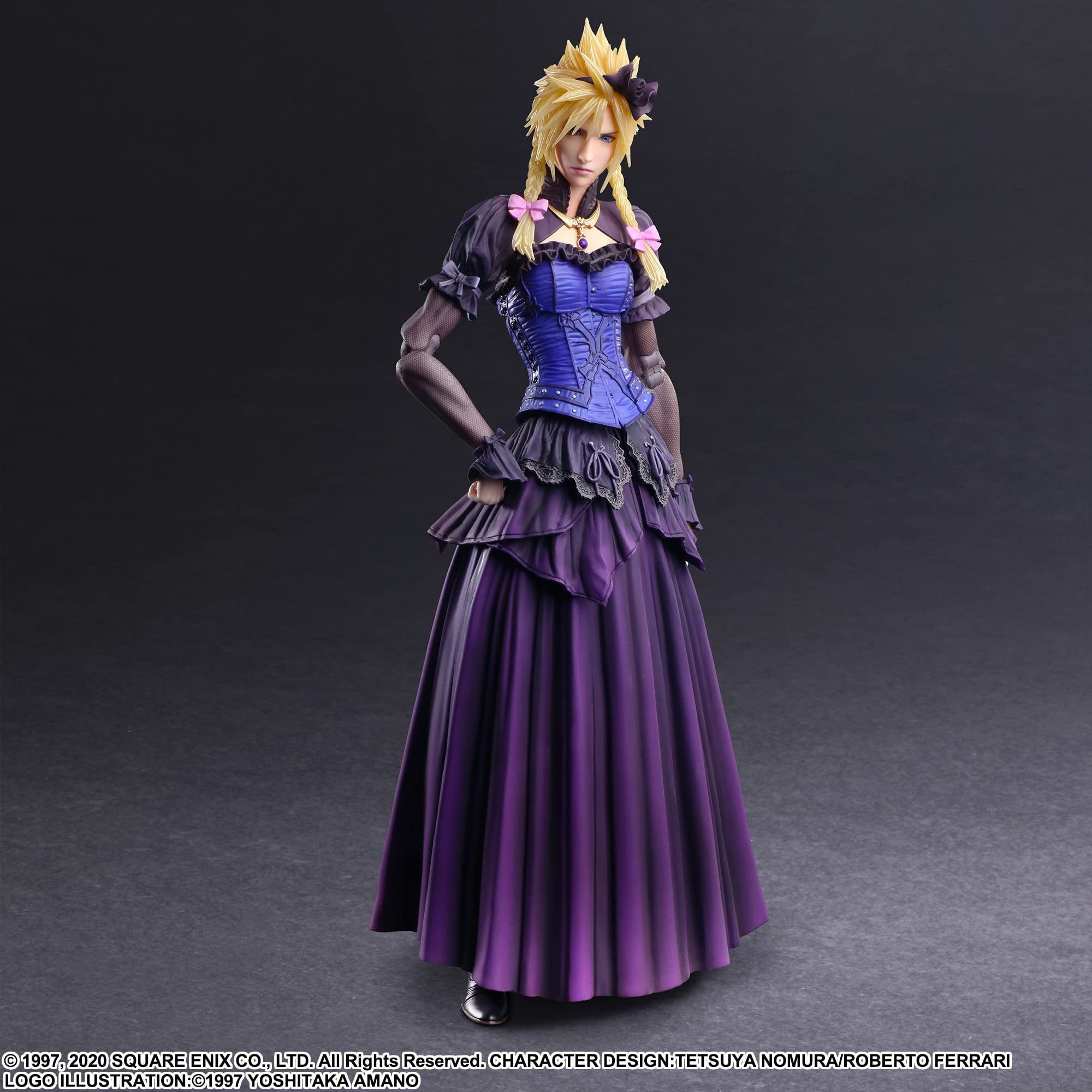 Square Enix Final Fantasy VII Remake Play Arts Kai Cloud Strife Dress Ver - Painted Action Figure- Japan Figure Store - #1 Bring To You The Best Japanese Goods