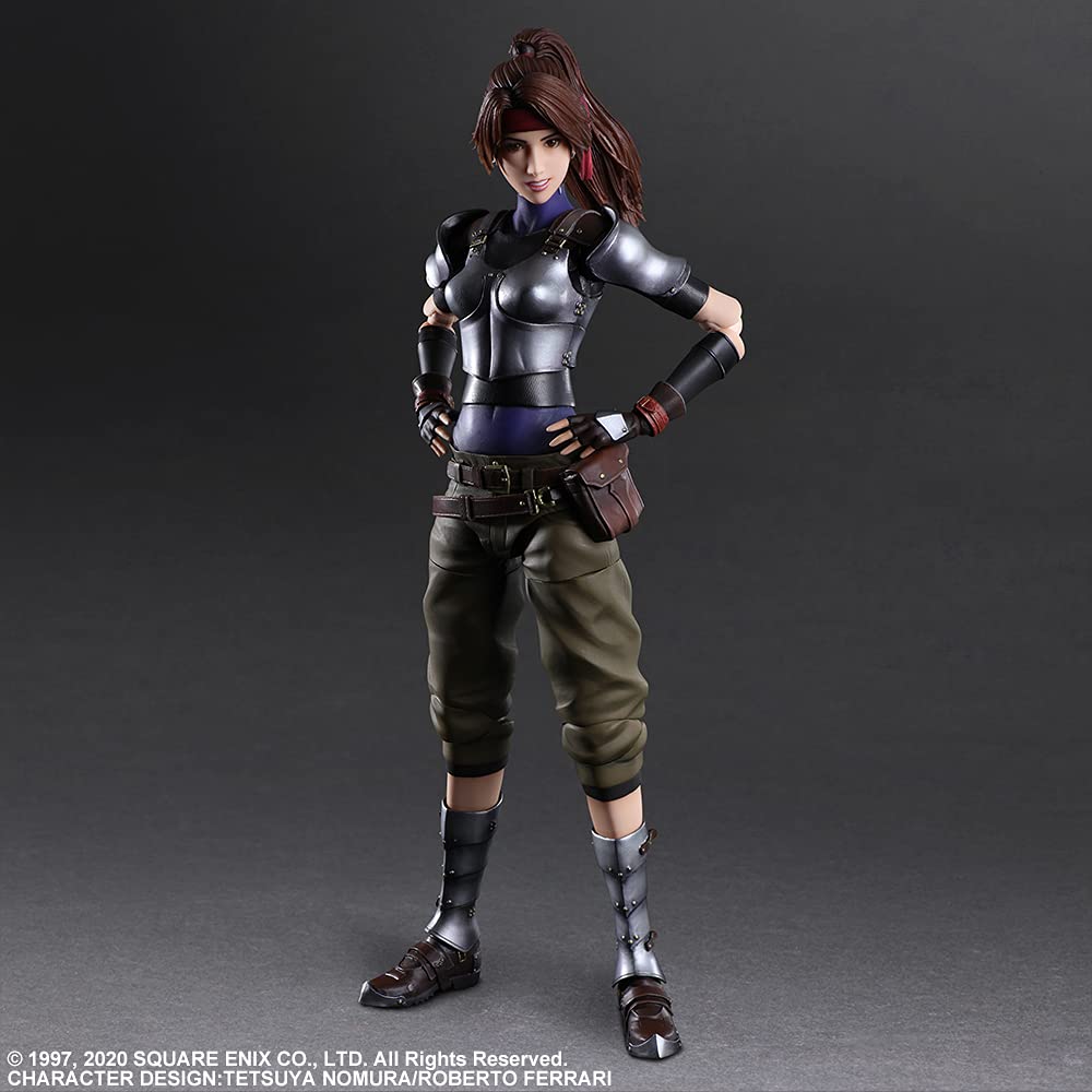 Square Enix Final Fantasy Vii Remake Play Arts Kai Jesse & Bike Pvc Painted Action Figure - Made In Japan- Japan Figure Store - #1 Bring To You The Best Japanese Goods
