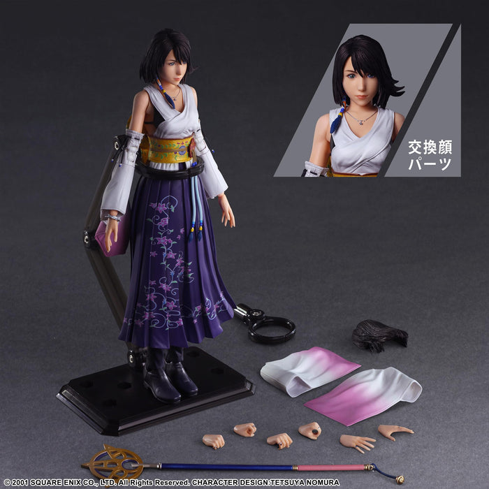 Square Enix Final Fantasy X Play Arts Kai Yuna Pvc Pre-Painted Movable Figure Japan- Japan Figure Store - #1 Bring To You The Best Japanese Goods