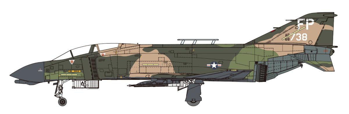 Fine Molds 1/72 F-4D Night Attacker Us Air Force Plastic Model - Japan 72747- Japan Figure Store - #1 Bring To You The Best Japanese Goods