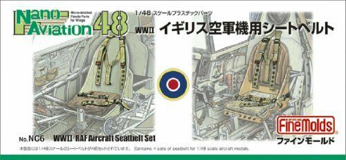 Fine Molds Nc6 1/48 Scale Harness For Raf Aircraft Plastic Model Kit- Japan Figure Store - #1 Bring To You The Best Japanese Goods