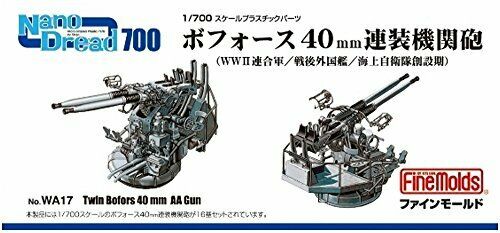 Fine Molds Wa17 40mm Bofors Aa Cannon - Japan Figure