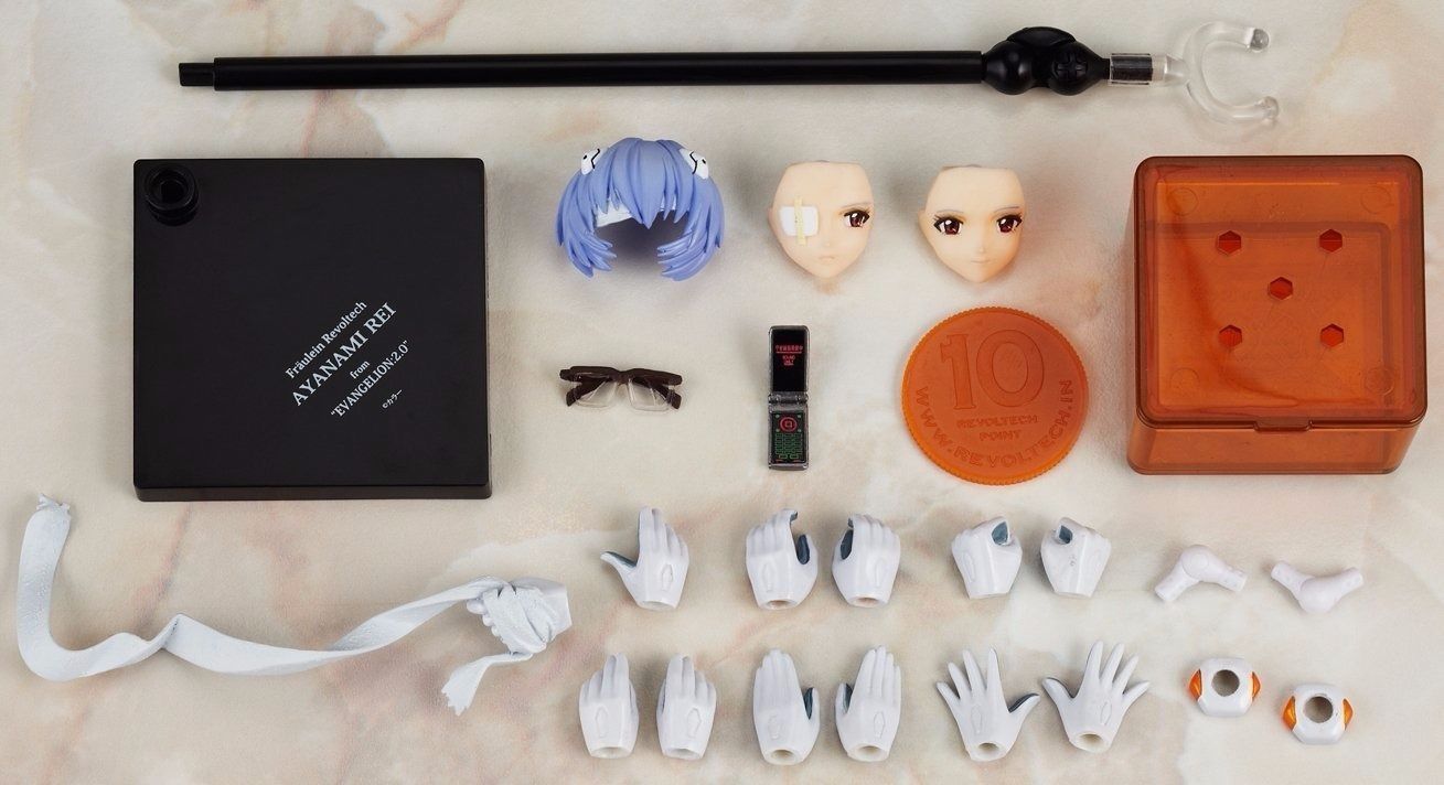 Fraurein Revoltech No.019 Evangelion: 2.0 Rei Ayanami Ver. 2.0 Figure Kaiyodo- Japan Figure Store - #1 Bring To You The Best Japanese Goods