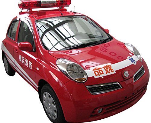 Fujimi Id257 Nissan March Firefighting And Life-saving Vehicle Model Kit- Japan Figure Store - #1 Bring To You The Best Japanese Goods