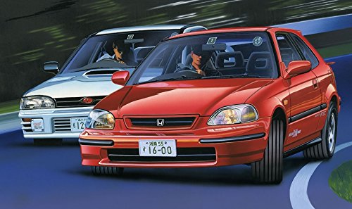 FUJIMI Tohge-13 Honda Miracle Civic Sir Ii 1/24 Scale Kit- Japan Figure Store - #1 Bring To You The Best Japanese Goods