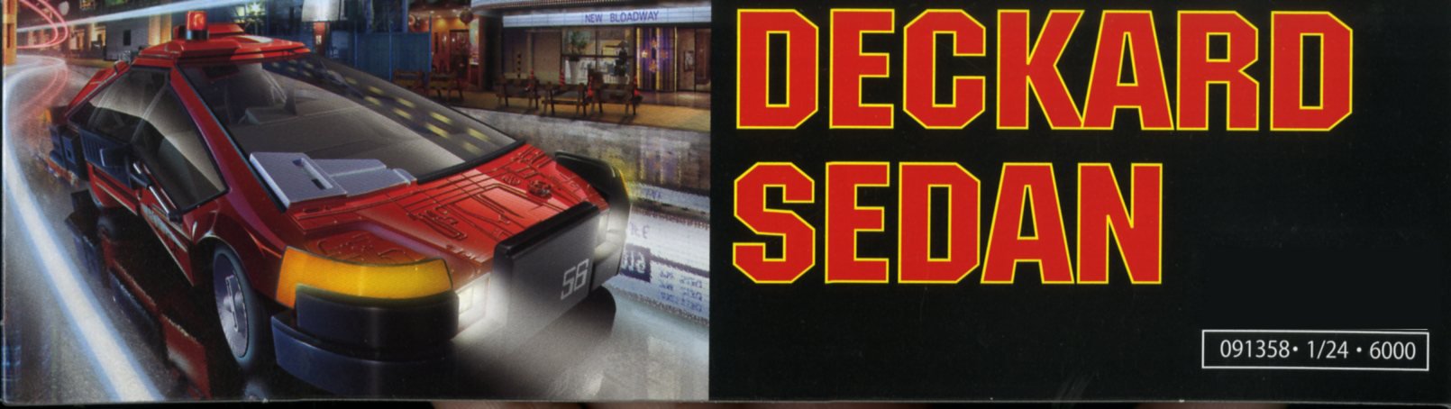 FUJIMI 091358 Deckard Sedan 1/24 Scale Kit- Japan Figure Store - #1 Bring To You The Best Japanese Goods