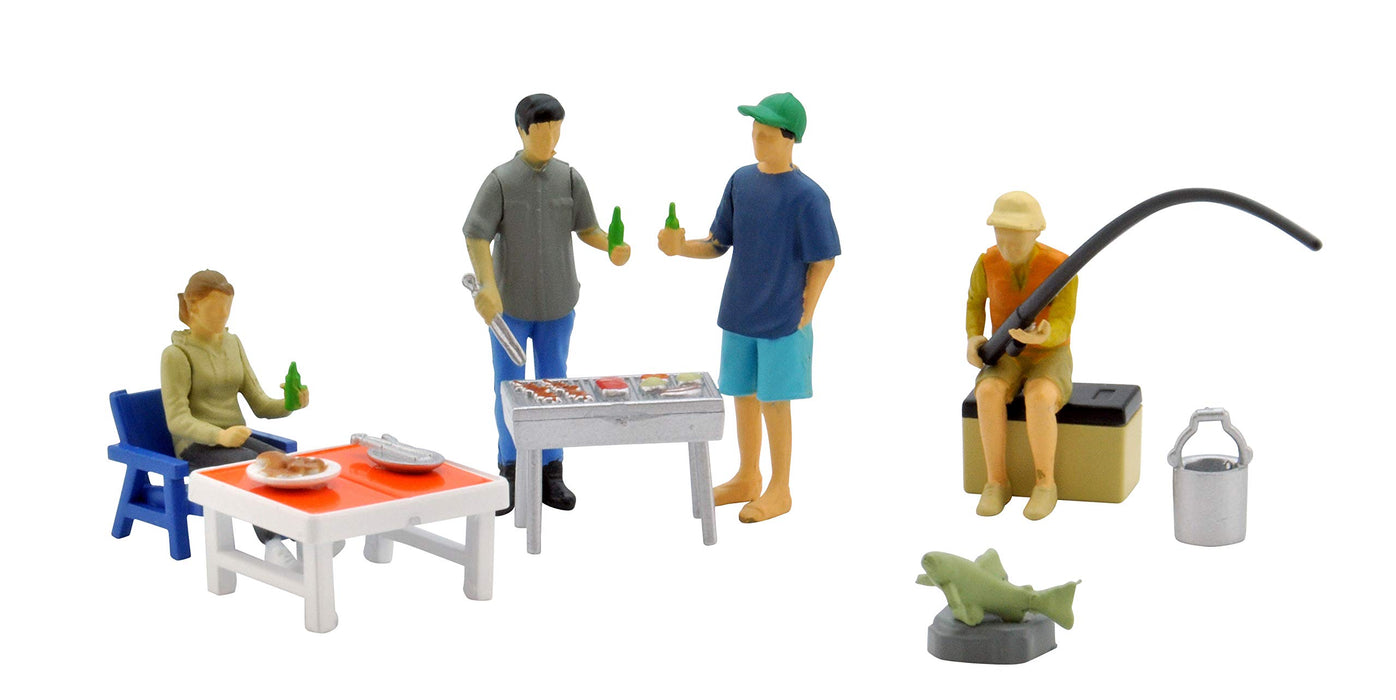 Tomytec Geocolle 64 1/64# Car Snap 06A BBQ Doll/Accessories Set Painted Assembled ABS/PVC - 313991- Japan Figure Store - #1 Bring To You The Best Japanese Goods