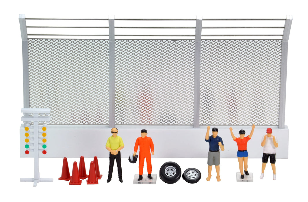 Tomytec Geocolle 64 Drag Race Car Set 1/64 Partially Assembled ABS/PVC Painted Doll Accessories- Japan Figure Store - #1 Bring To You The Best Japanese Goods