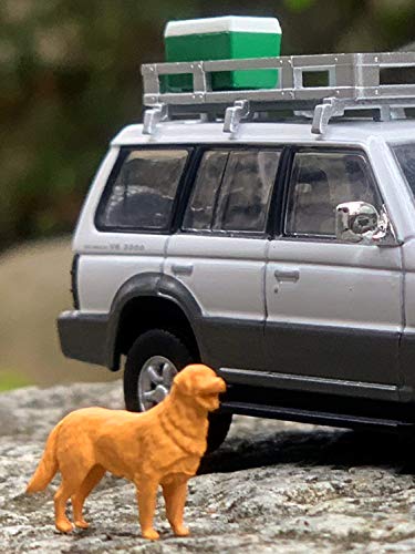 Tomytec Geocolle64 1/64 Mini Car Set - Mitsubishi Pajero Mid Roof Wide VR with Accessories- Japan Figure Store - #1 Bring To You The Best Japanese Goods