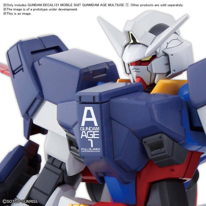 Gundam Decal No.121 Mobile Suit Gundam Age General Purpose (1) Mk61985- Japan Figure Store - #1 Bring To You The Best Japanese Goods