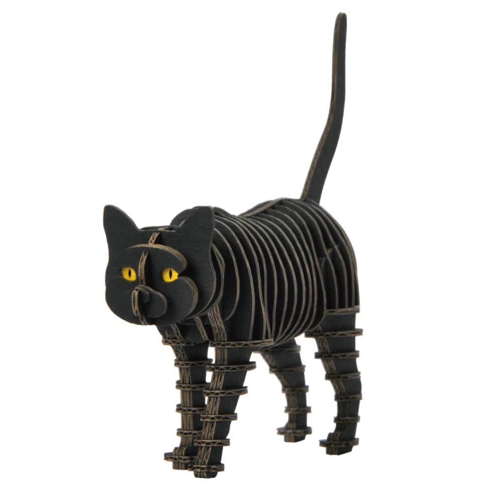 HACOMO Grid Paper Craft Black Cat- Japan Figure Store - #1 Bring To You The Best Japanese Goods