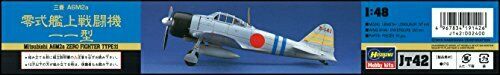 Hasegawa 1/48 Japanese Navy Mitsubishi A6m2a Mitsubishi A6m Zero 11-inch Plastic- Japan Figure Store - #1 Bring To You The Best Japanese Goods
