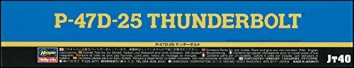 Hasegawa 1/48 Us Army P-47d-25 Thunderbolt Plastic Model Jt40- Japan Figure Store - #1 Bring To You The Best Japanese Goods