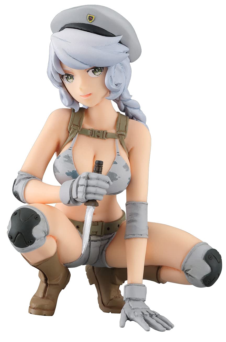 Hasegawa 1/12 Egg Girls Collection No.20 Sasha Ilyushina Army Japanese Plastic Model Kit- Japan Figure Store - #1 Bring To You The Best Japanese Goods