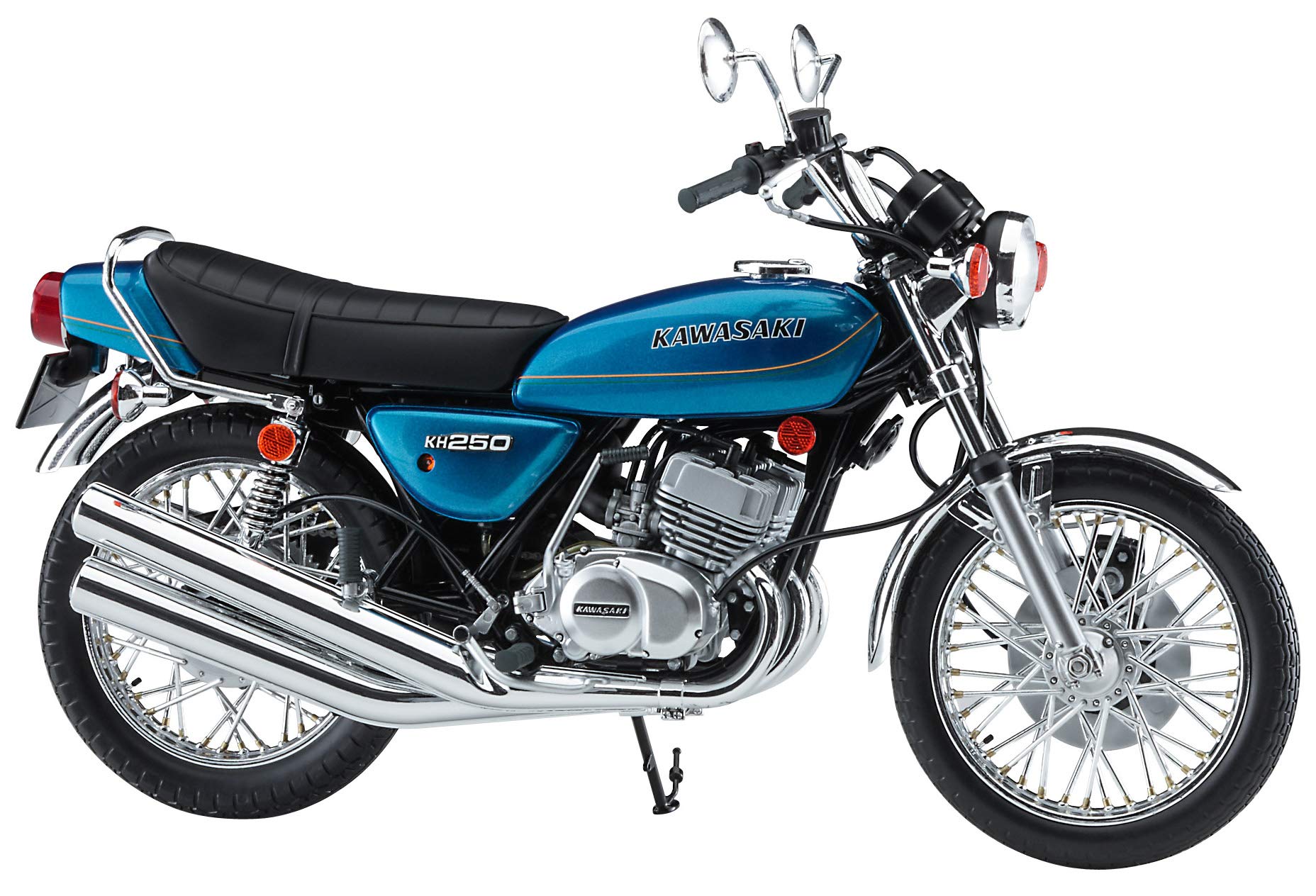 HASEGAWA 1/12 Kawasaki Kh250-B2 Plastic Model- Japan Figure Store - #1 Bring To You The Best Japanese Goods