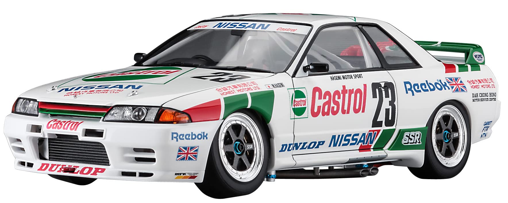 HASEGAWA 1/24 Nissan Skyline Gt-R Bnr32 Gr.A Spec 1990 Macau Gear Race Plastic Model- Japan Figure Store - #1 Bring To You The Best Japanese Goods