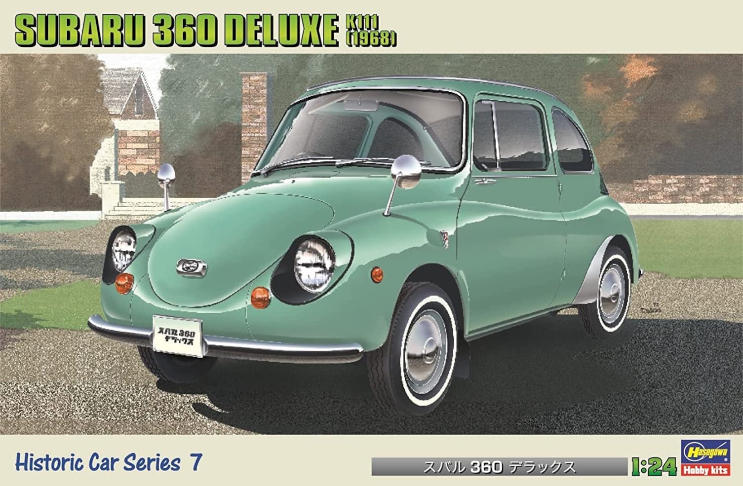Hasegawa 1/24 Subaru 360 Deluxe K111 1968 Japanese Classical Car Models Scale Kit- Japan Figure Store - #1 Bring To You The Best Japanese Goods